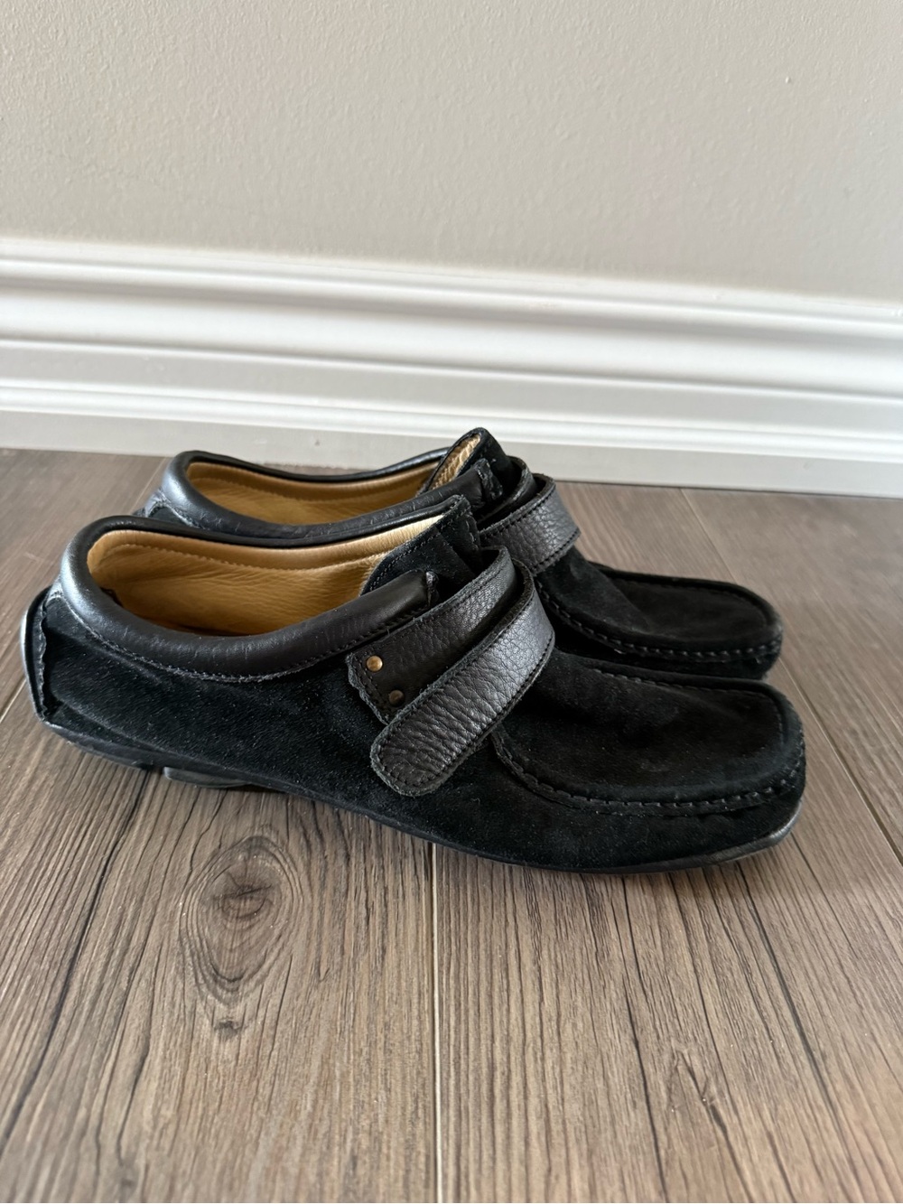 Patricia Green Suede Leather Driving Loafers Size 37.5